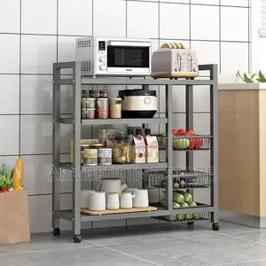 Industrial Mesh Solid Shelf Unit