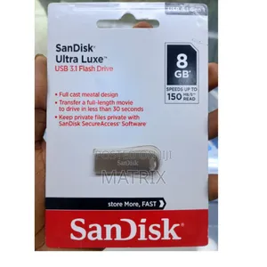 8gb Sandisk Ultra Luxe Usb 3.1 Flash Drive.