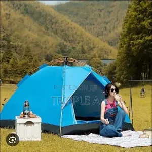 New Lightweight Camping Tent 4-6 Person Color Vary