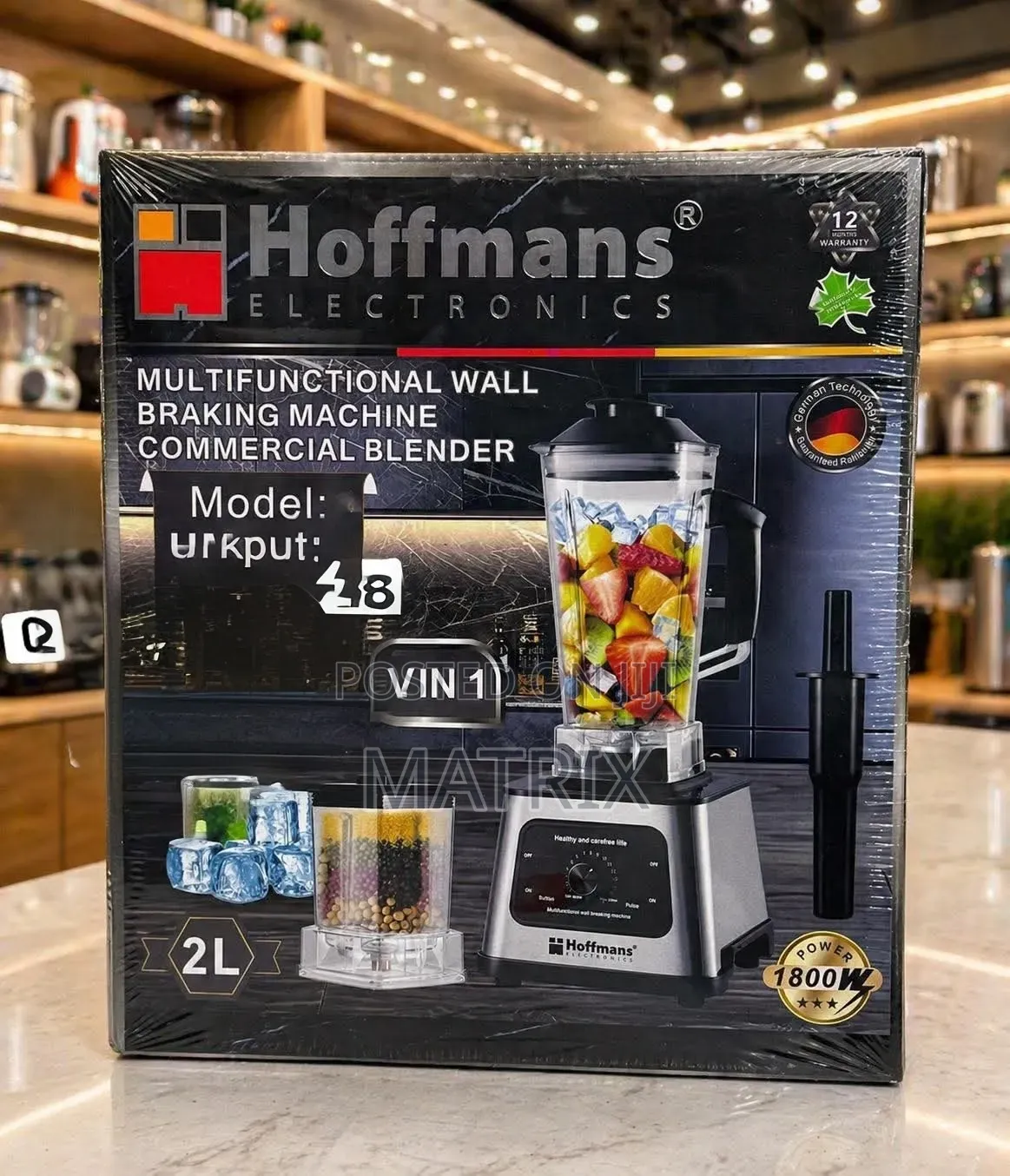 Hoffmans Hm-2108 Multifunctional Commercial Blender