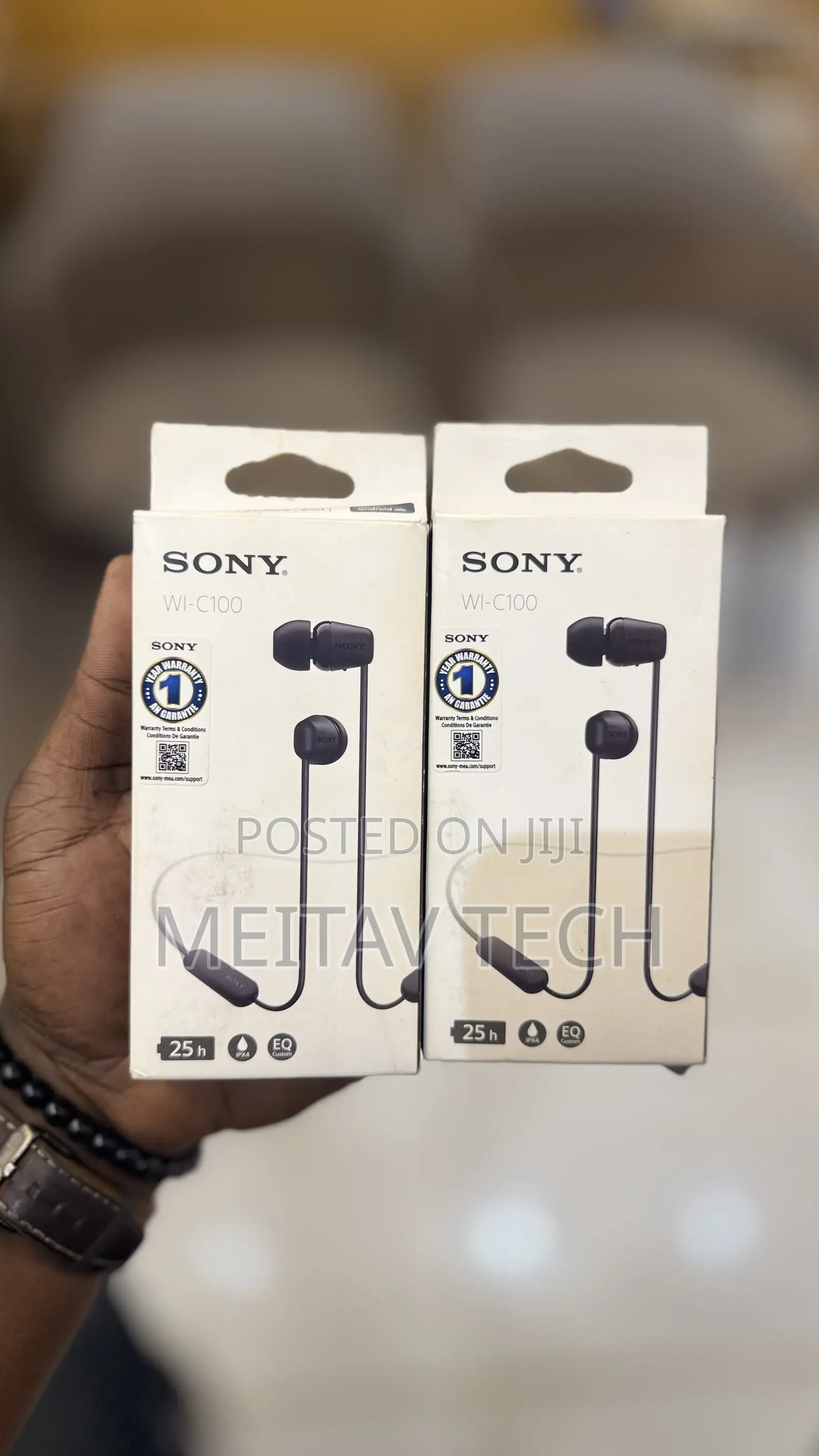 Sony Wi C100 Wireless in-Ear Bluetooth Headphones
