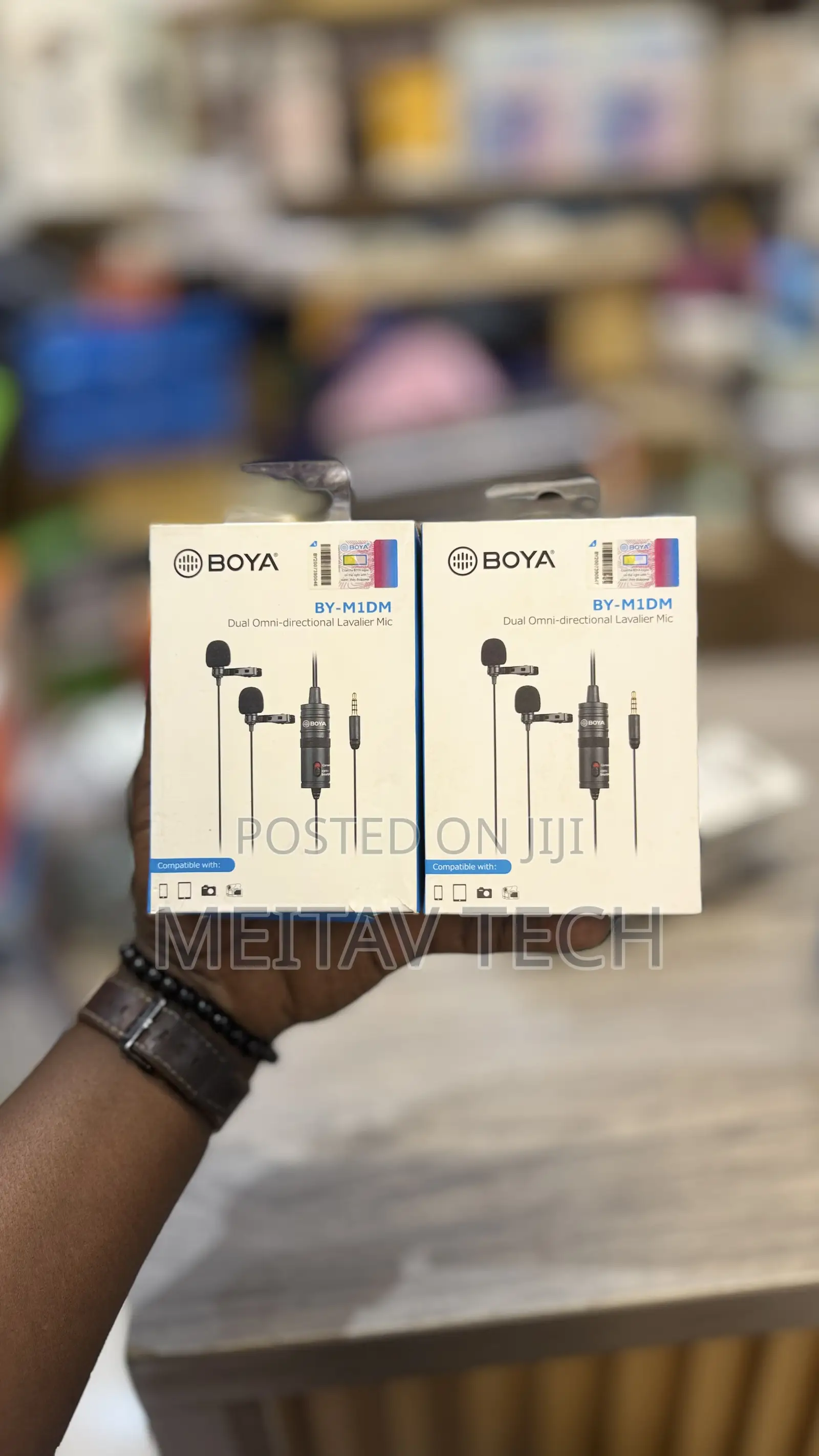 Boya Dual Head Lavalier Microphone