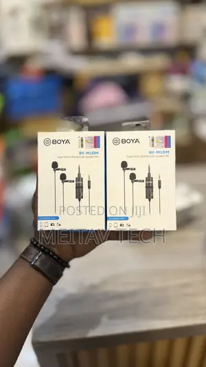Boya Dual Head Lavalier Microphone