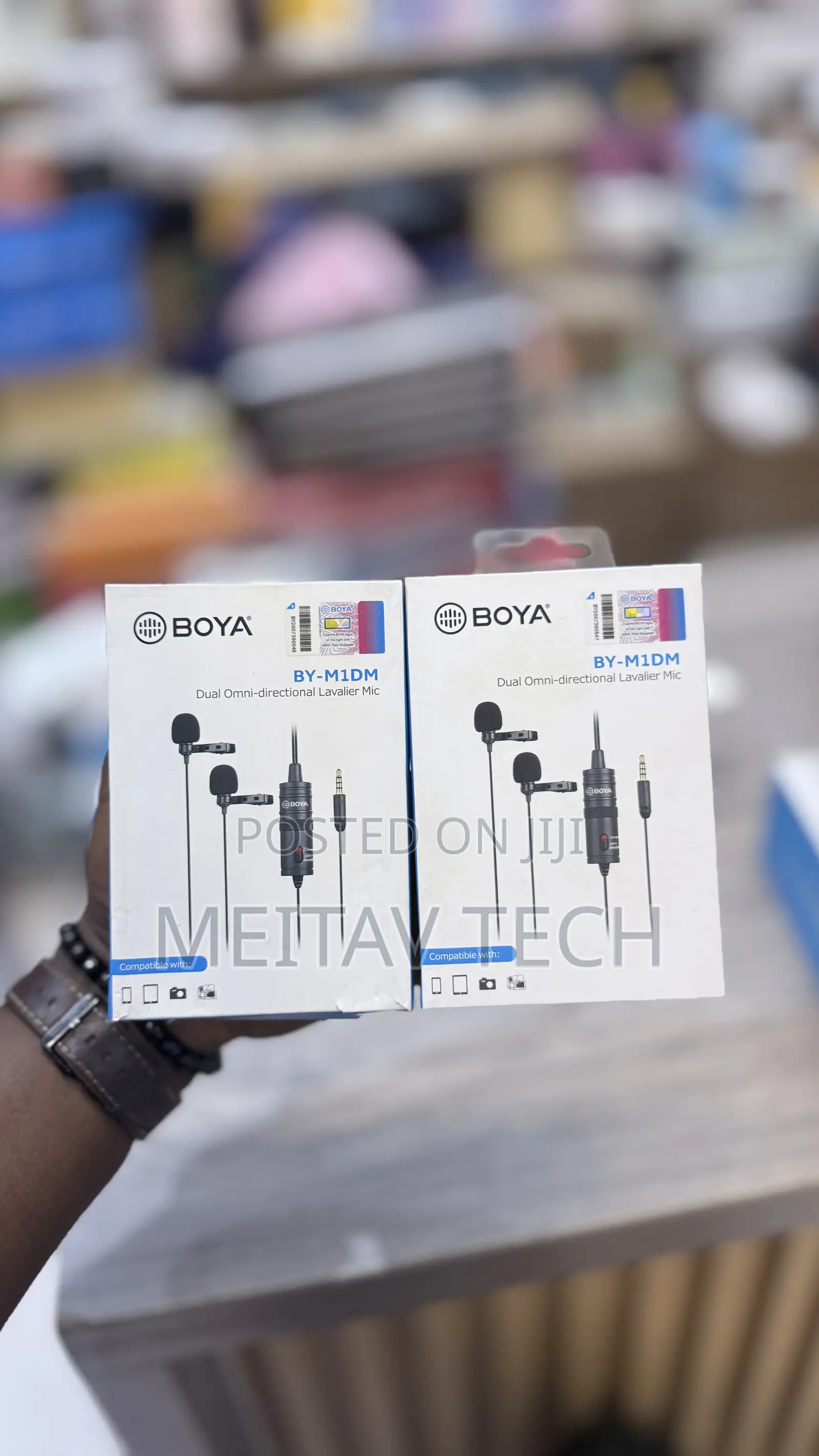 Boya Dual Head Lavalier Microphone