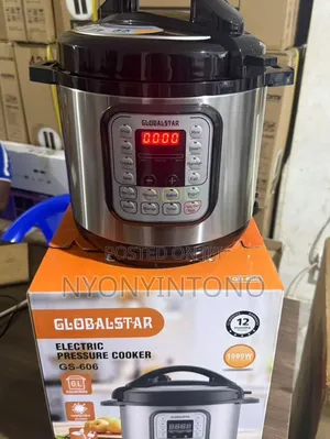 Globalstar 6liters Electric Pressure Cooker That Cooks70% Faster