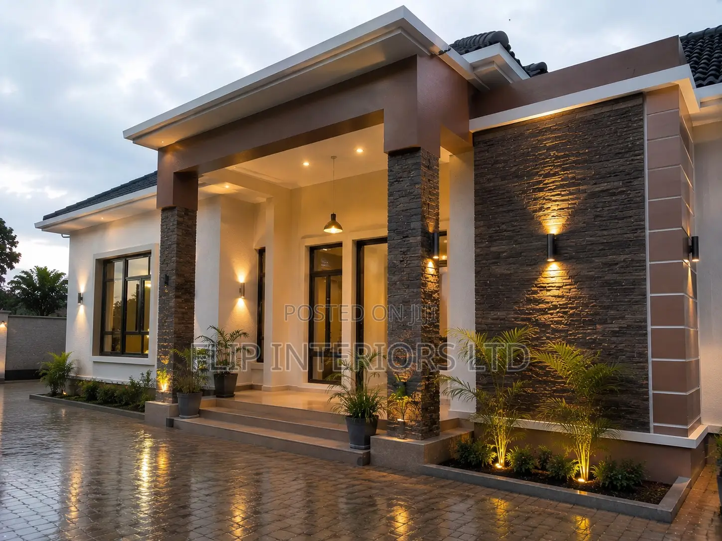 Elegant Outdoor Architectural Finishing