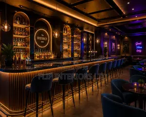 Modern Bar Interior Design Renovation Services