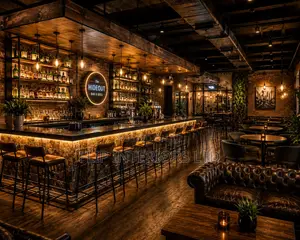 Luxury Lounge Bar Interior Design Services