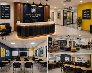 Modern School Interior Design Renovation Services