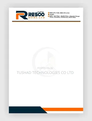 Headed Paper Ream, Letter Head Full Ream Color Printing