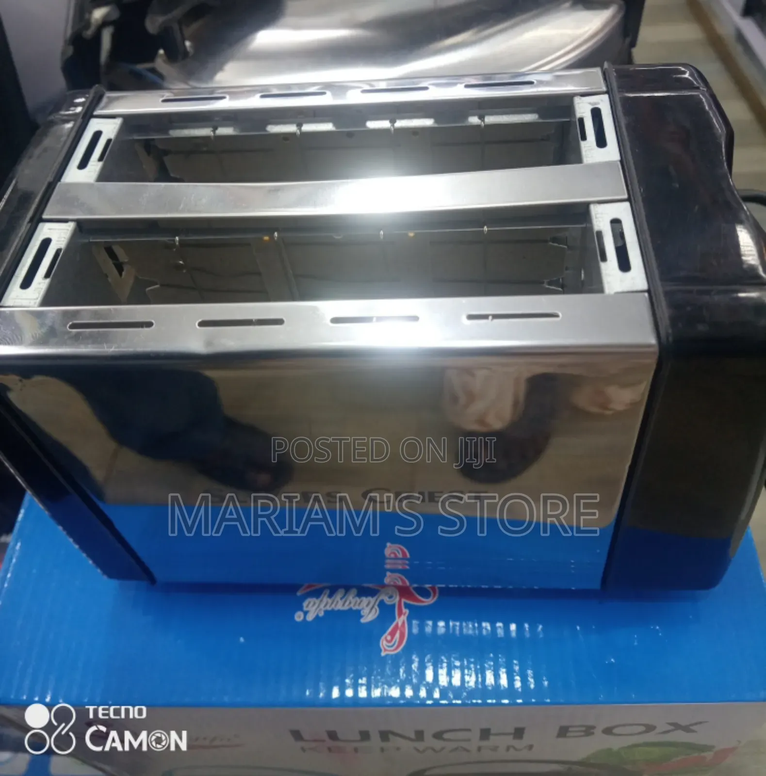 2-Slice Toaster Featuring a Stainless Steel Body.