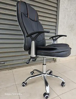 Adjustable Height Leather Chairs