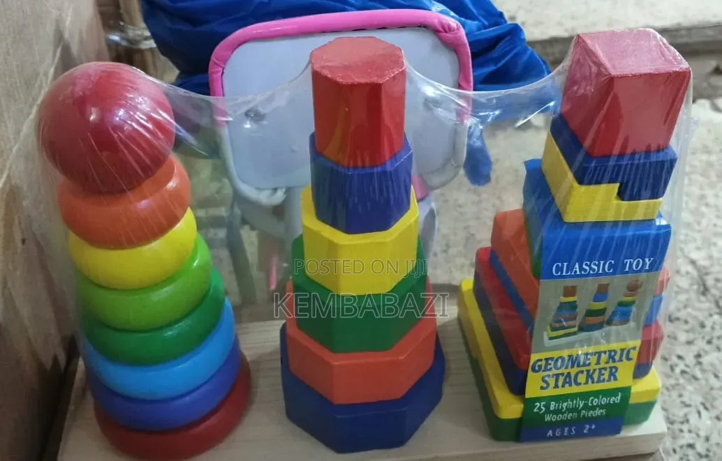 Melissa Doug Geometric Stacker