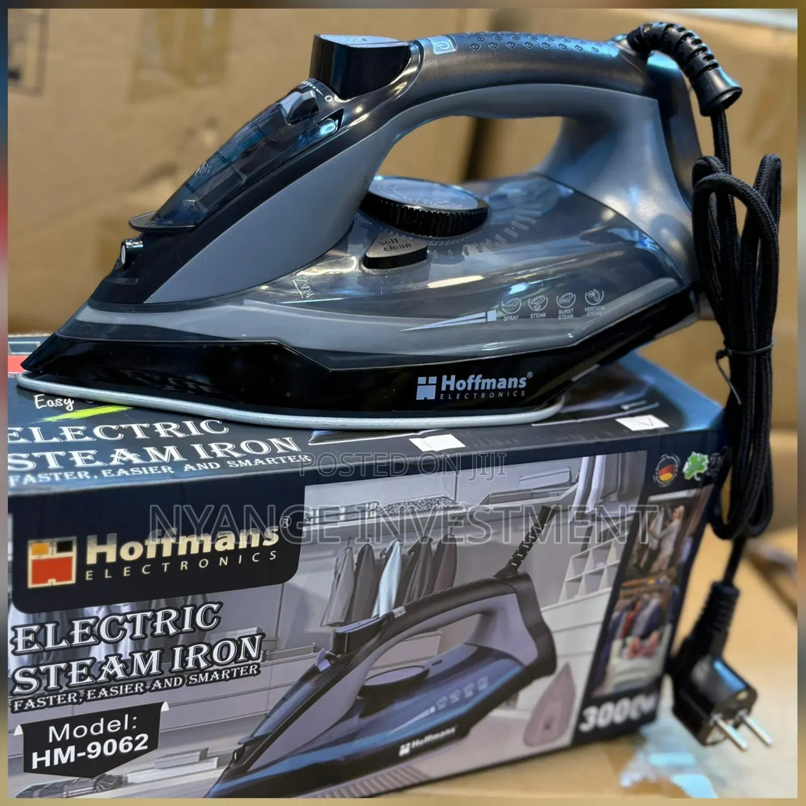 Hoffmans Electronics Hm-9062 Electric Steam Iron. Steam Iron