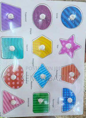 Wooden Shape Puzzle Board