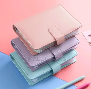 Leather A6 Budget Binder With Magnetic Closure.