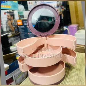4-Layer Rotating Jewelry Organizer Box