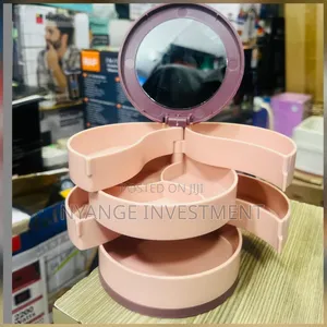 4-Layer Rotating Jewelry Organizer Box