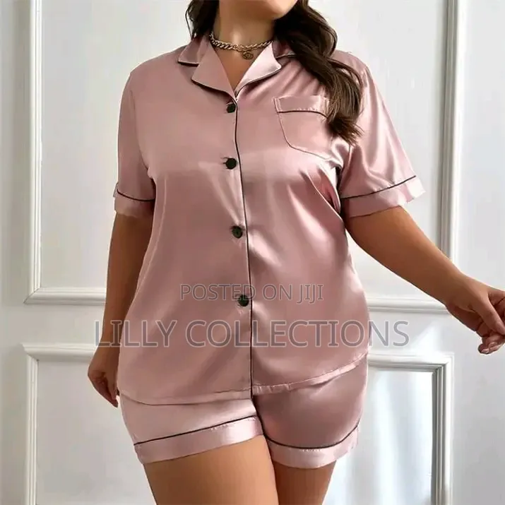 Two Piece Silk Night Wear