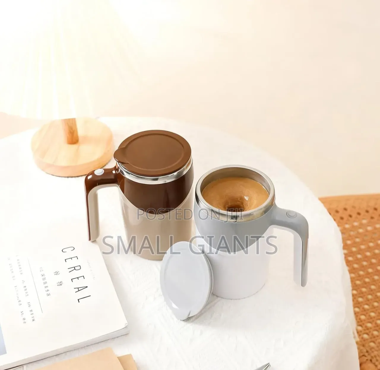 Automatic Self-Stirring Coffee Mug