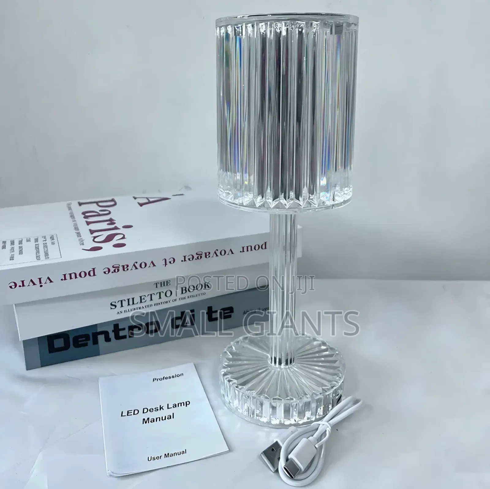 Rechargeable Acrylic Crystal Table Lamps