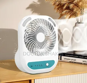 Winning Star St-4052 Rechargeable Table Fan With Led Light