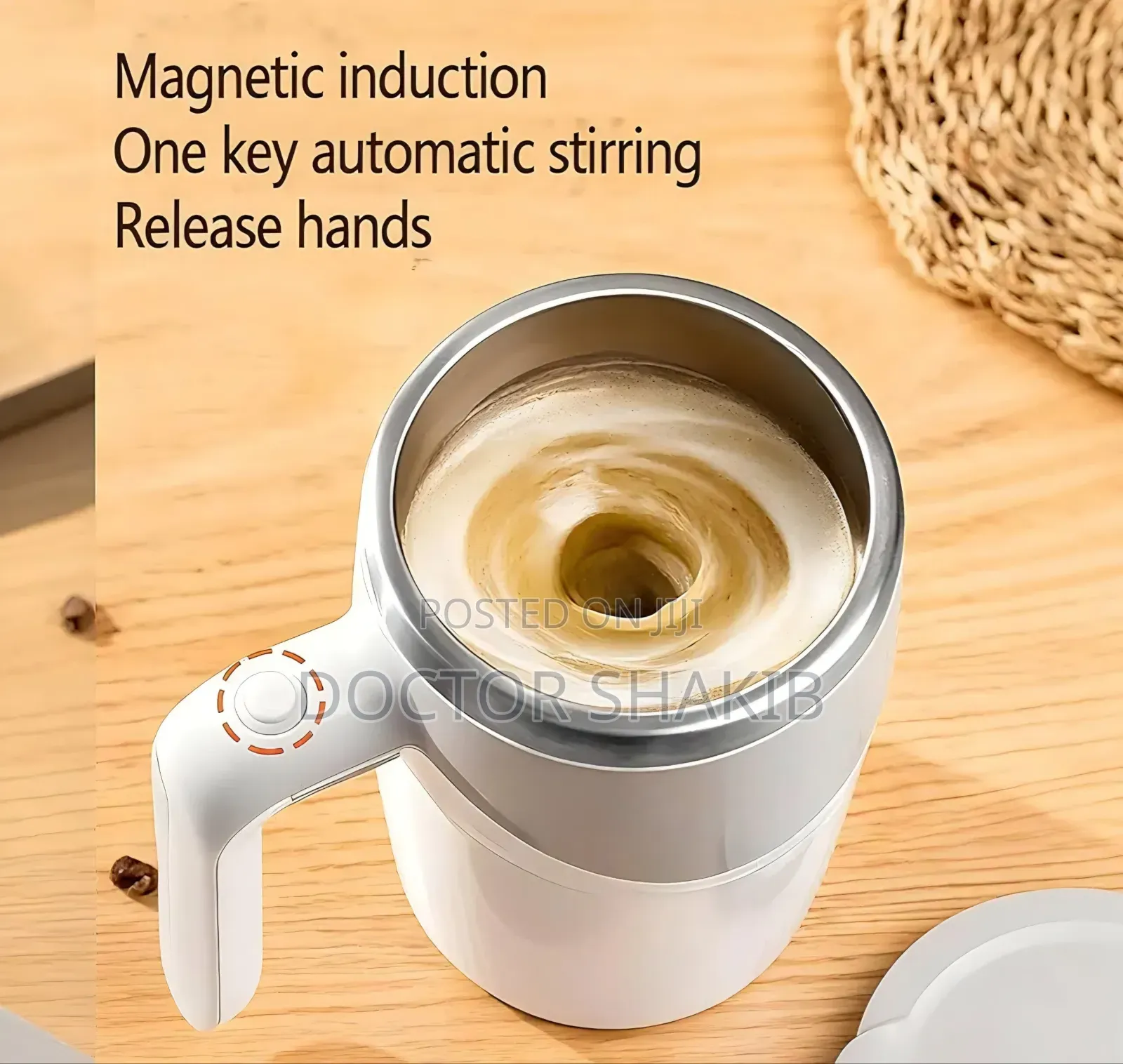 Automatic Self-Stirring Coffee Mug