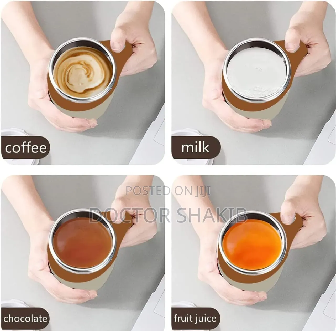 Automatic Self-Stirring Coffee Mug
