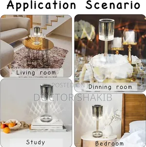 Rechargeable Acrylic Crystal Table Lamps