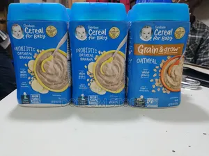 Probiotic Oatmeal Banana Baby Cereal.