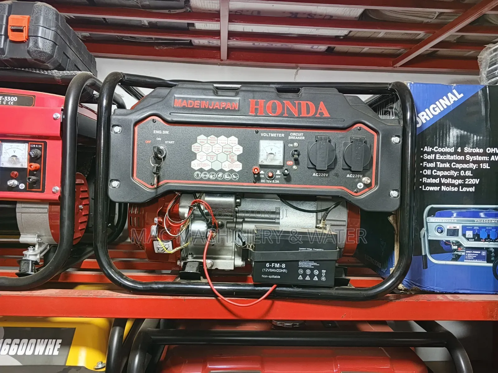 Honda 3.8kva Generator Petrol Key Start