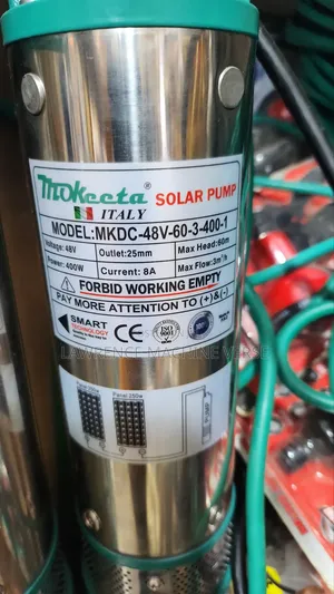 Solar Water. Pump 60m 48v 400 Watts