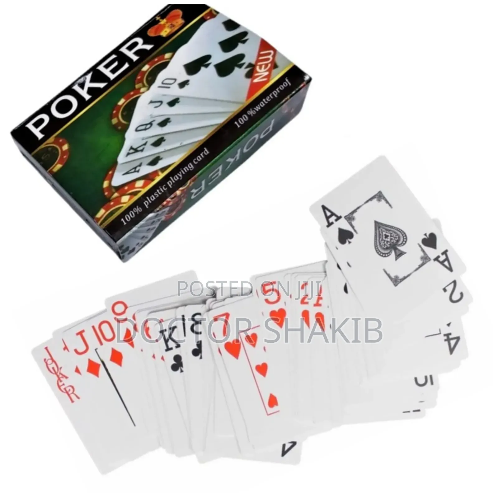 100% Plastic Waterproof Playing Cards
