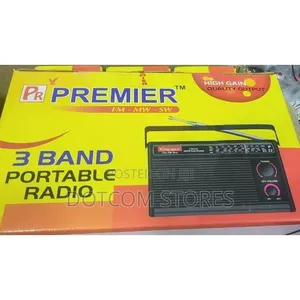 Premier Pr Premiertm3 Band Portable Radio (Fm-Mw-Sw) – Black