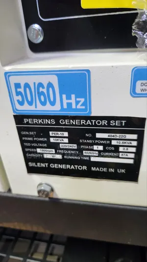 Single Phase Perkins Diesel Generator 10kva