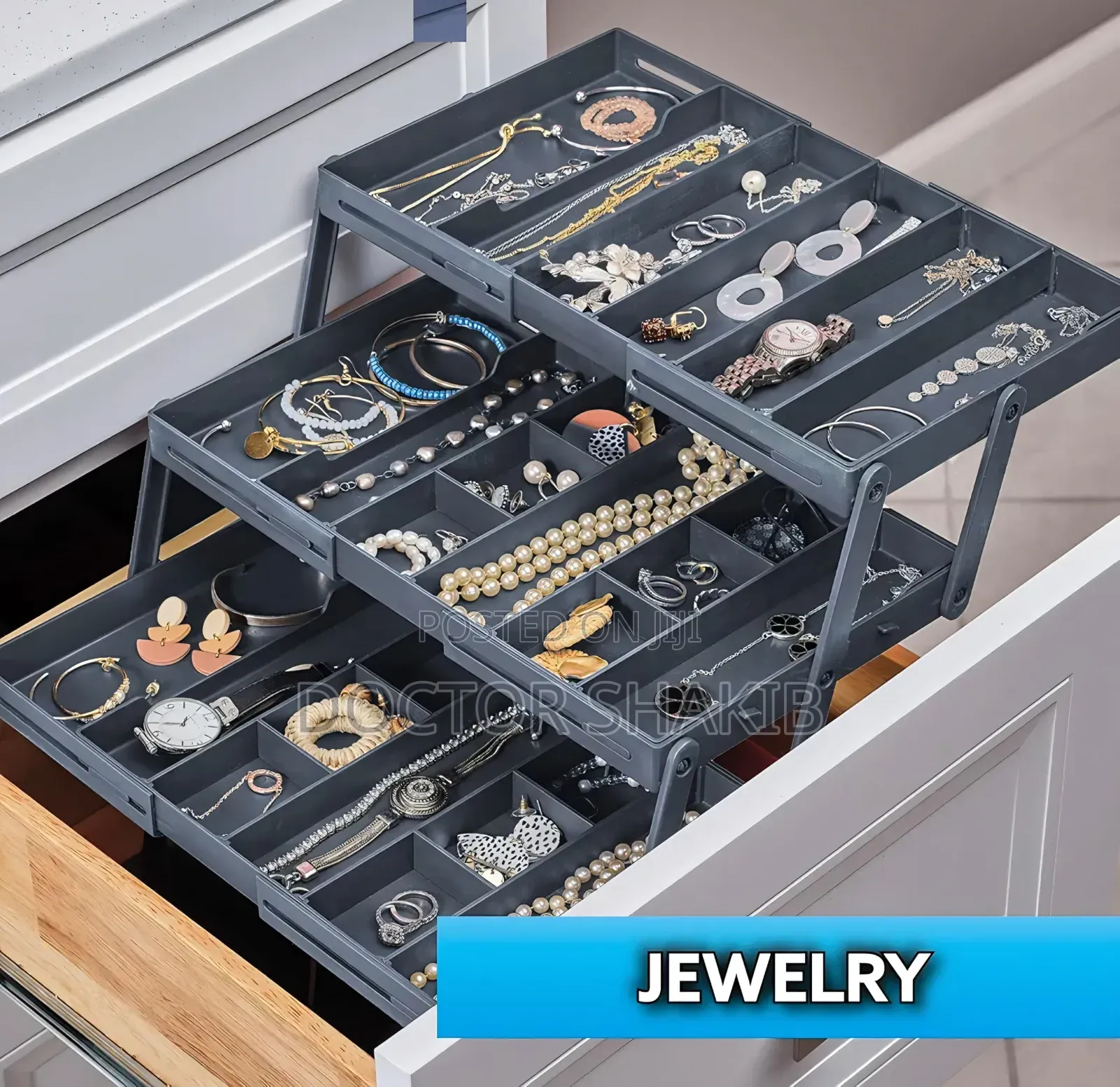 3-Tier Smart Drawer Organizer
