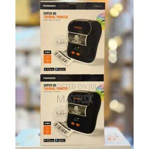 Porodo Super Hd Thermal Printer 58mm Label Printer With Bluetooth