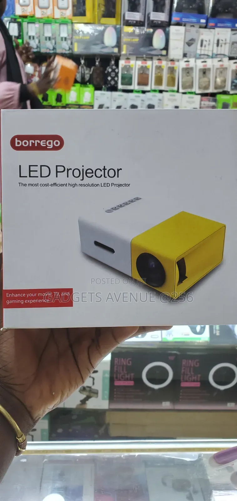 Borrego Branded Yg300 Model Portable Led Projector,