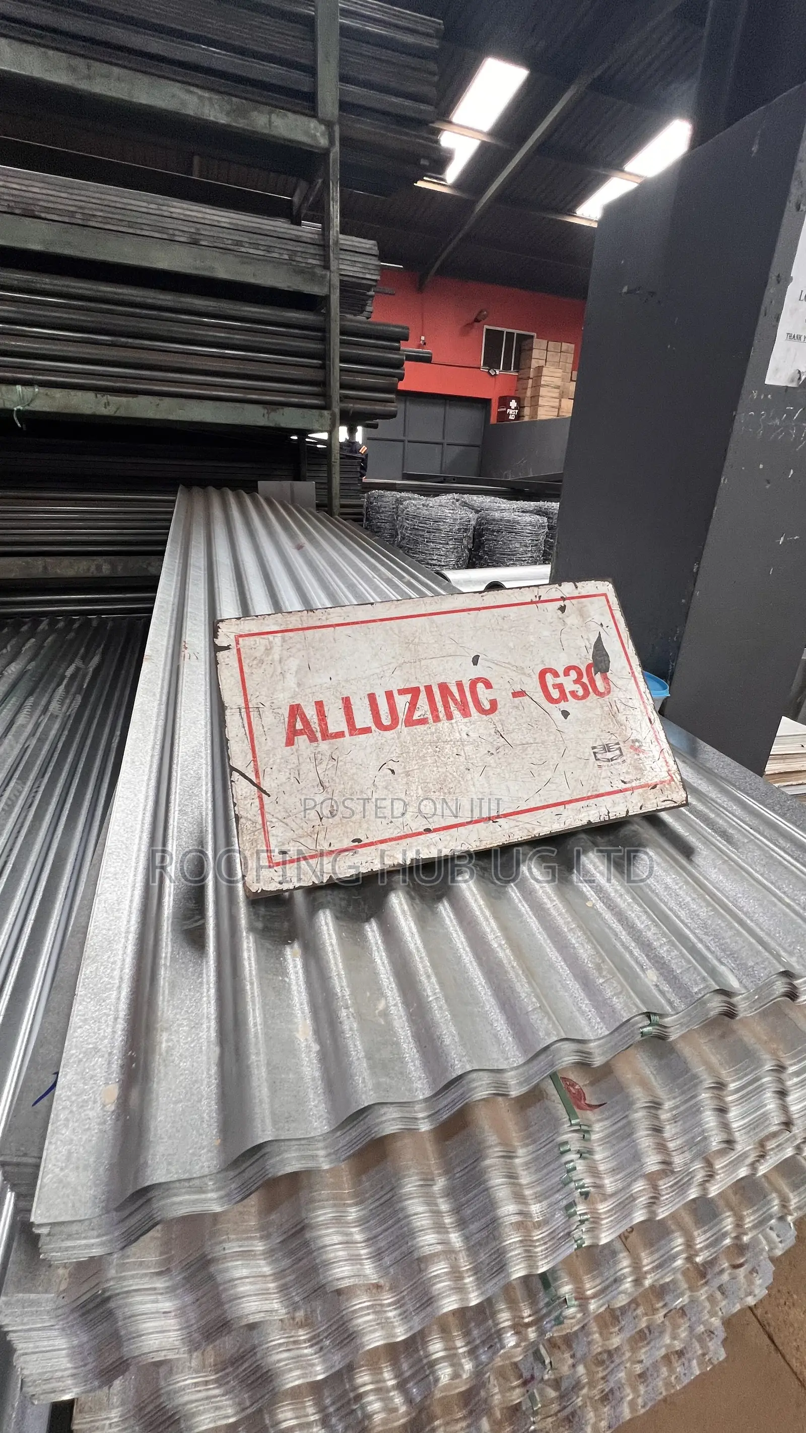Alluzinc 30gauge White ( Iron Sheets )