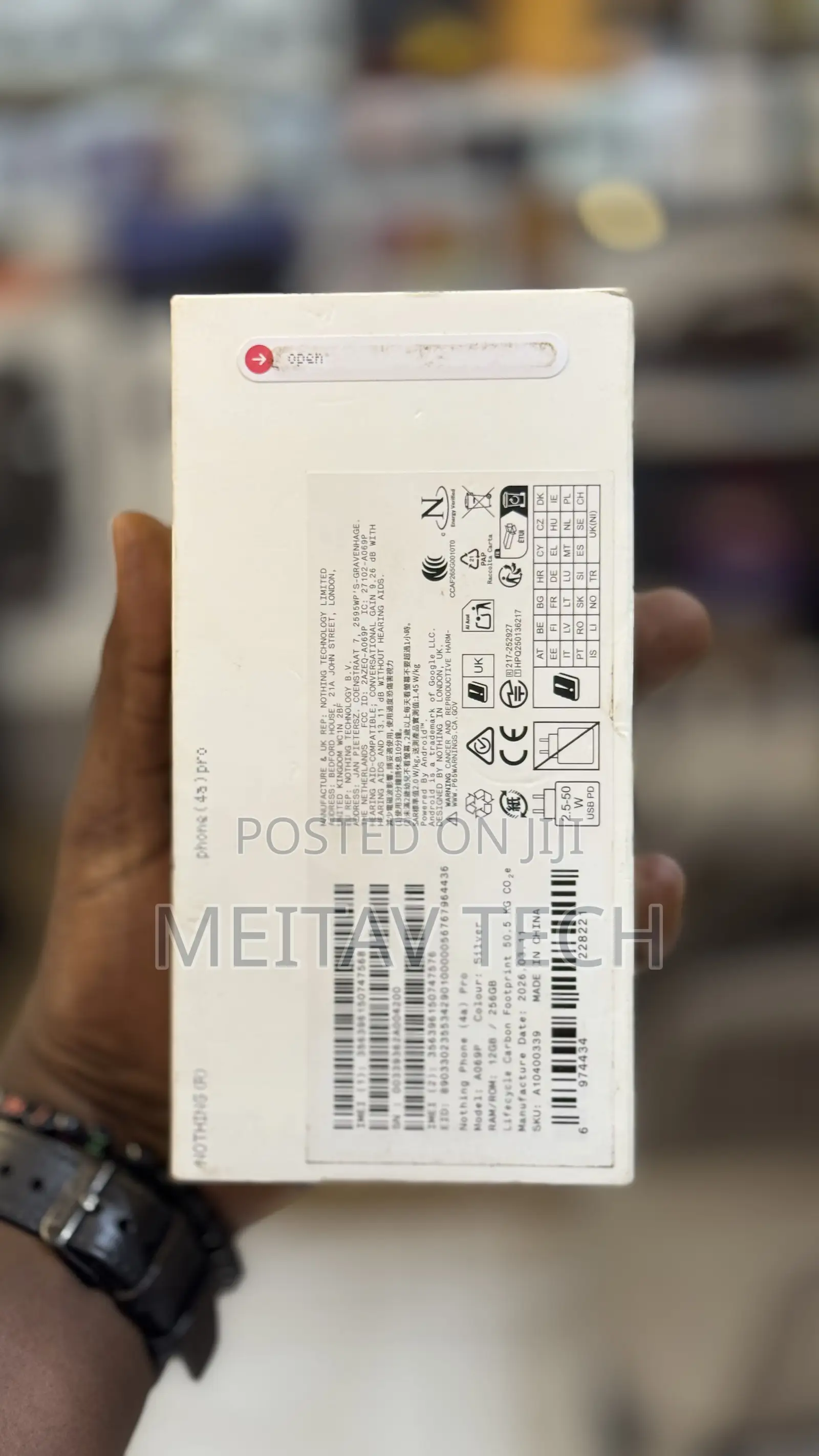 New Nothing Phone 4a Pro 256 GB Black