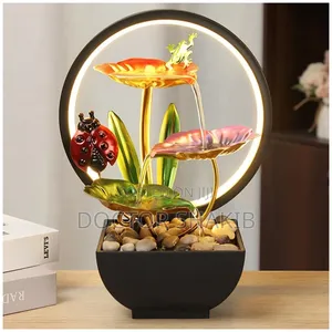 Ladybug Tabletop Fountain With Led Lighting