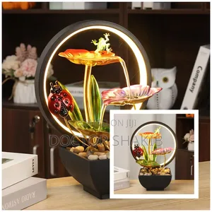 Ladybug Tabletop Fountain With Led Lighting