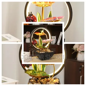 Ladybug Tabletop Fountain With Led Lighting