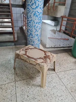 Multicolored Brown Plastic Table Plastic Table