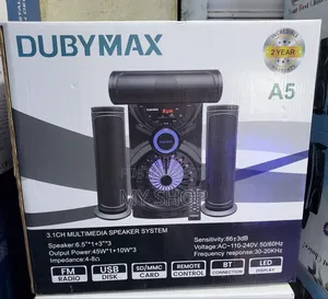 Sound Woofer With Deep Bass, Bluetooth, Fm Radio
