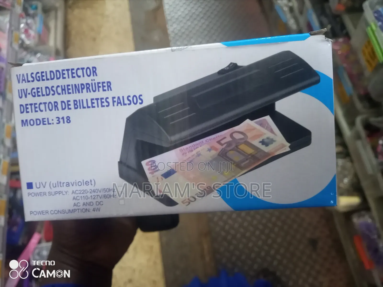 Counterfeit Detector Designed for Banknote Verification. ]