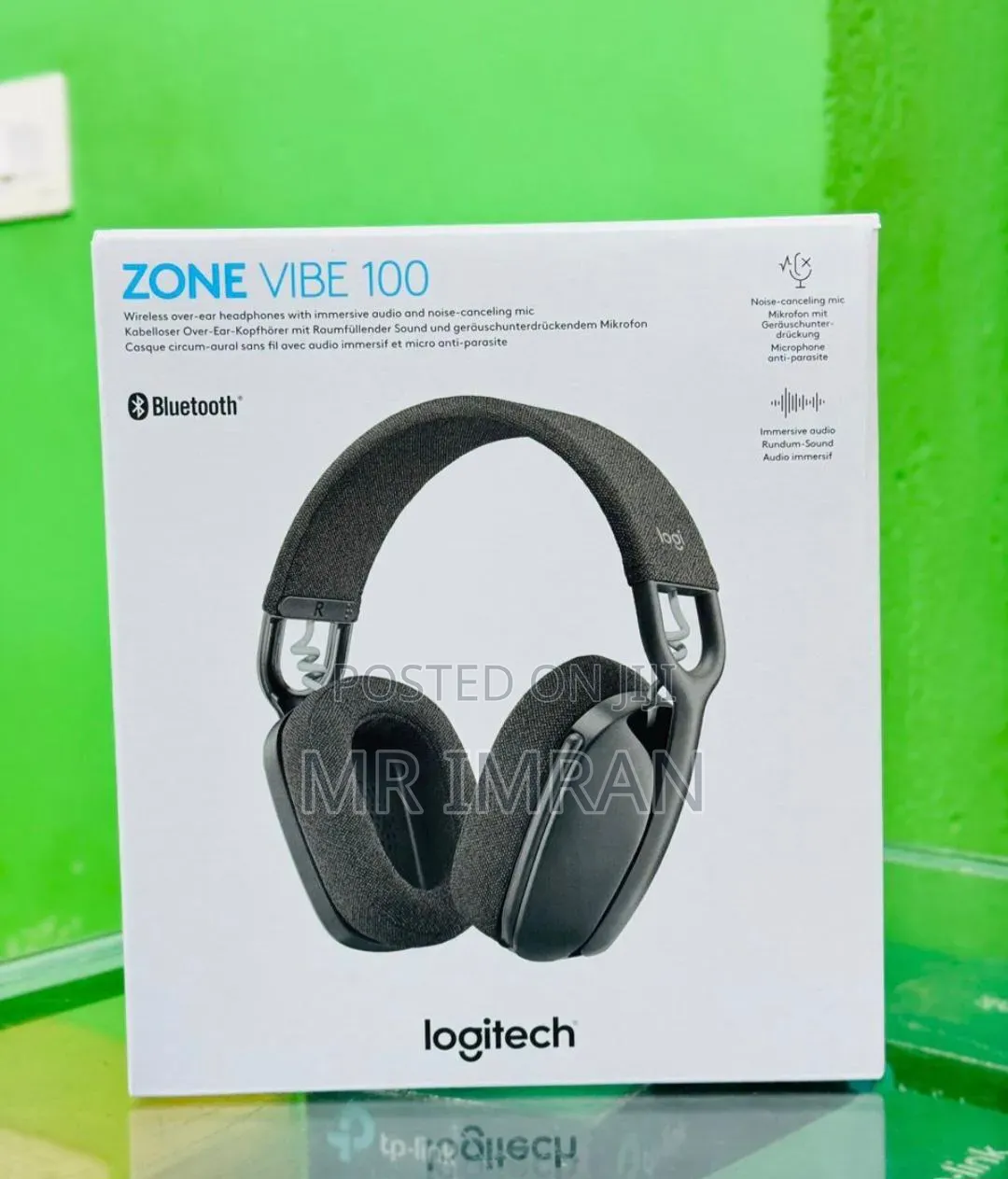Logitech Zone Vibe 100 Wireless Headphones