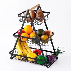 Generic 3-Tier Wire Storage Basket Stand