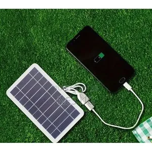 Solar Panel 5v 2w 6v Solar Phone Charger Portable With Usb Output