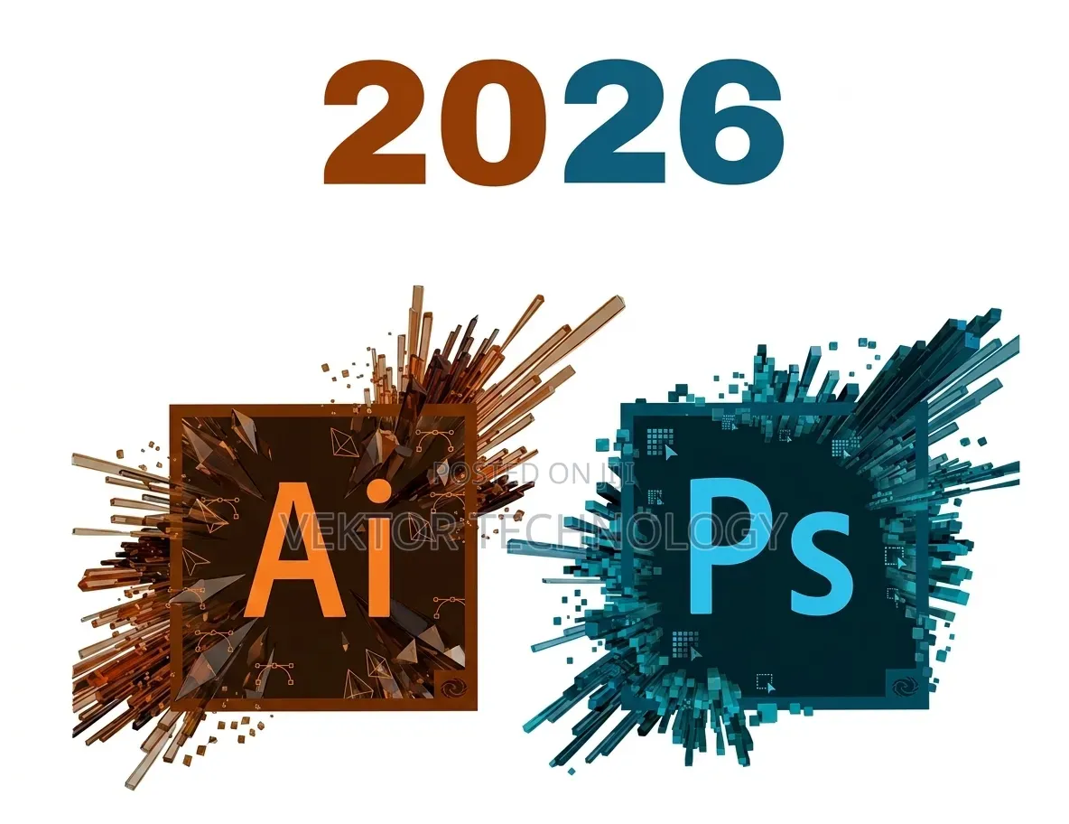 Adobe Photoshop 2026 + Adobe Illustrator 2026 (Windows/Mac)